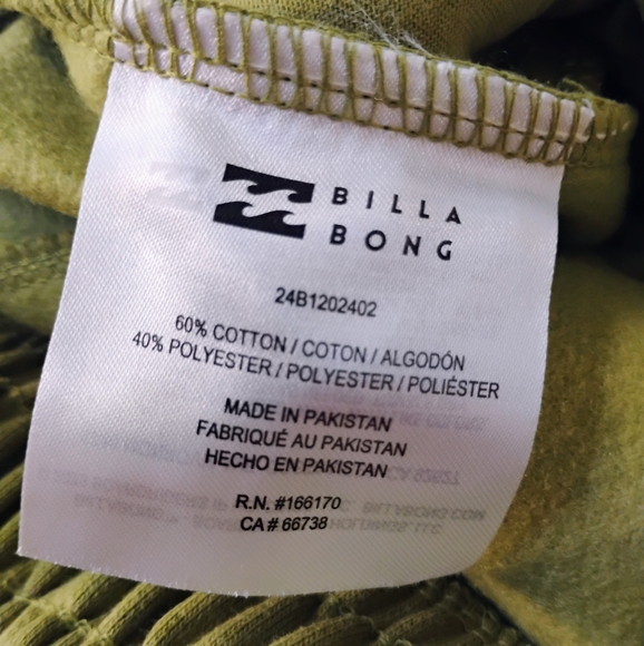 BILLABONG NEW Wave Runner Fleece Joggers Sweatpants - Picture 8 of 12